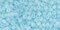 Toho 11/0 Round Japanese Seed Bead, #143F, CeylonFrost Aqua, 13 grams